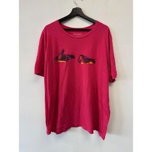 Run The Jewels Shirt Mens 2XL Pink Graphic Hip Hop Rap Band Tee Concert Tour